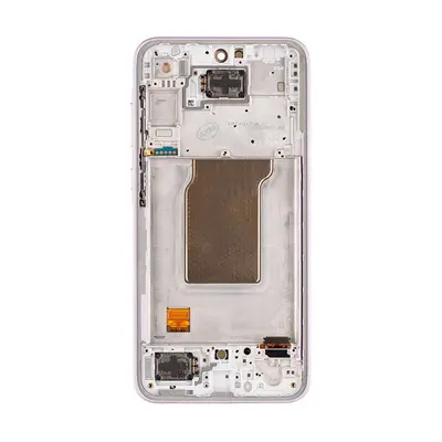 Samsung A356B Galaxy A35 5G gyári LCD kijelző kerettel, lila (Service Pack)