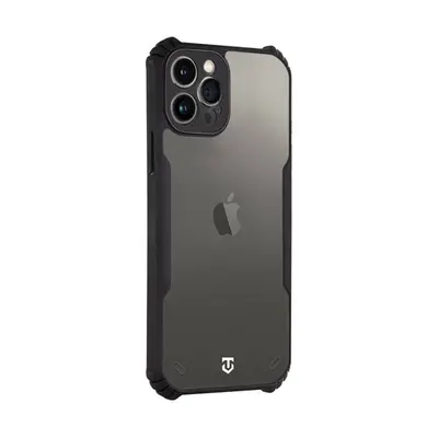 Tactical Quantum Stealth Apple iPhone 12 Pro hátlap tok, átlátszó/fekete