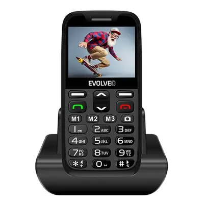 Evolveo EasyPhone XR (EP601) nyomógombos mobiltelefon, fekete