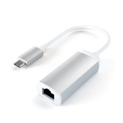 Satechi Aluminum Type-C - Gigabit Ethernet adapter, ezüst