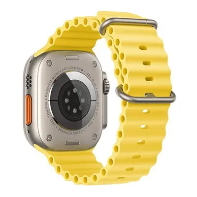 Forcell F-Design FA12 Apple Watch 42/44/45/49mm szíj, sárga