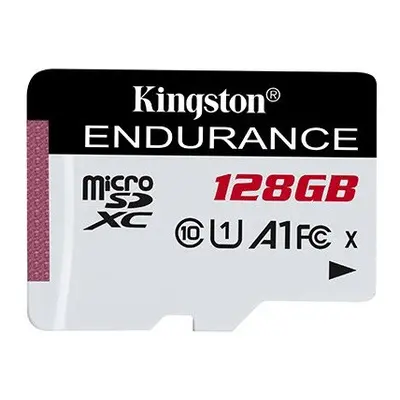 Kingston High Endurance MicroSDXC 128GB (Class 10), UHS-I memóriakártya adapter nélkül (SDCE/128