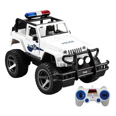 Double Eagle Jeep (rendőrség) RC/távirányítós autó, 1:12, fehér (E550-003)