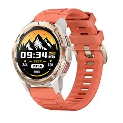 Mibro Watch GS Active okosóra szilikon szíjjal, aktivitásmérővel, pulzusmérővel, arany (GPS, 5AT