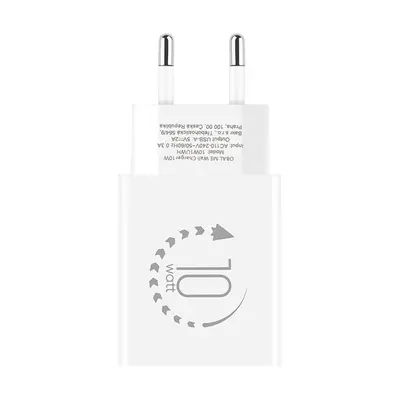 OBAL:ME USB-C hálózati adapter, 10W, fehér