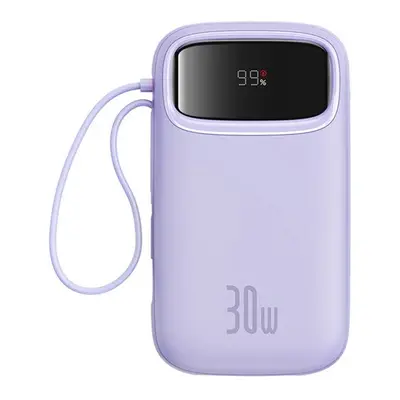 Baseus QPow 2 2xUSB-C Powerbank/külső akkumulátor, 20000mAh, 30W, lila