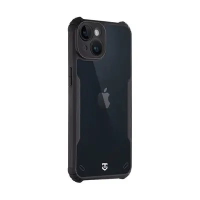 Tactical Quantum Stealth Apple iPhone 14 hátlap tok, átlátszó/fekete