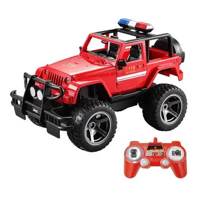 Double Eagle Jeep (tűzoltóság) RC/távirányítós autó, 1:12, piros (E549-003)