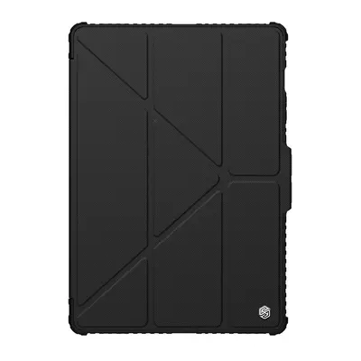 Nillkin Bumper Pro Samsung Galaxy Tab S9+/S10+ közepesen ütésálló tok kitámasztóval, fekete