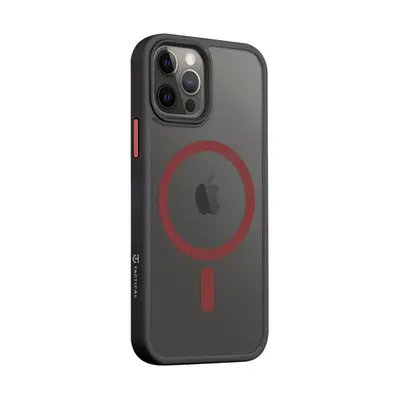 Tactical MagForce Hyperstealth 2.0 Apple iPhone 12/12 Pro magsafe tok, fekete/piros