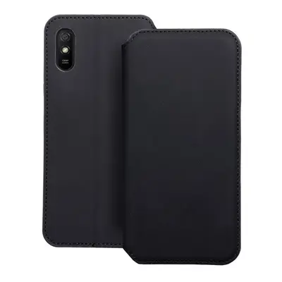 Dual Pocket Xiaomi Redmi 9A/9AT, flip tok, fekete