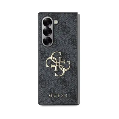 Guess 4G Metal Logo PU Samsung Galaxy Z Fold6 hátlap tok, szürke