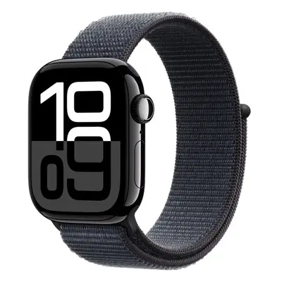 Apple Watch S10 GPS kozmoszfekete alumíniumtok, tinta sportpánttal, 42mm