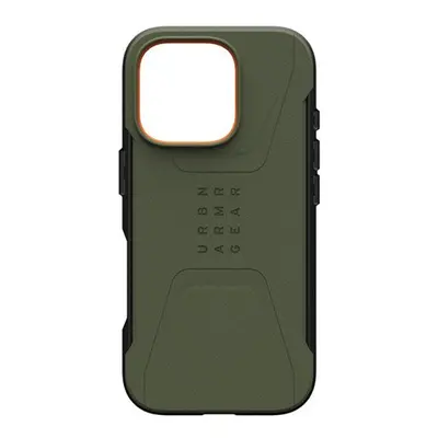 UAG Civilian Apple iPhone 16 Pro MagSafe kompatbilis tok, olive (zöld)