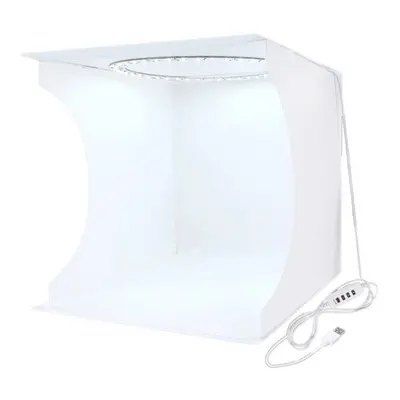 Puluz PU5030 mini fotódoboz 30x30cm 6db háttérrel, fehér