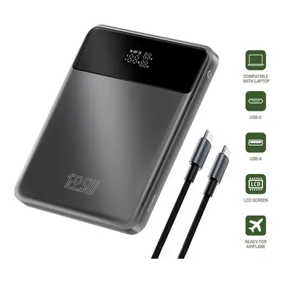 4smarts Enterprise Slim külső akkumulátor, 20000mAh 122.5W, szürke