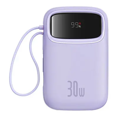 Baseus QPow 2 2xUSB-C Powerbank/külső akkumulátor, 10000mAh, 30W, lila