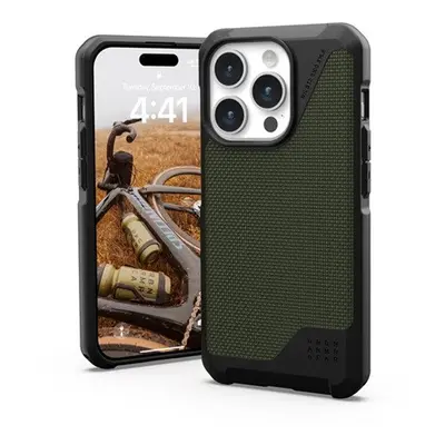 UAG Metropolis LT MagSafe Apple iPhone 15 Pro hátlap tok, kevlár olive