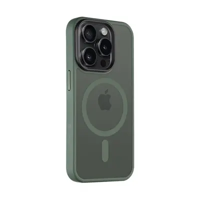 Tactical MagForce Hyperstealth Apple iPhone 15 Pro Magsafe hátlap tok, zöld