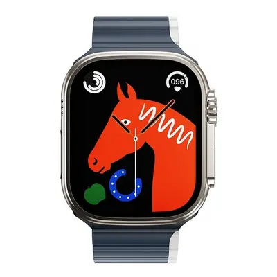 Hoco AS102 Apple Watch 42 / 44 / 45 / 49mm szíj, sötétkék-szürke