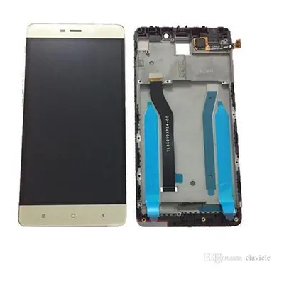 Xiaomi Redmi 4 Pro kompatibilis LCD modul kerettel, OEM jellegű, arany, Grade S+