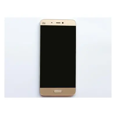 Xiaomi Mi5 kompatibilis LCD modul kerettel, OEM jellegű, arany, Grade S+