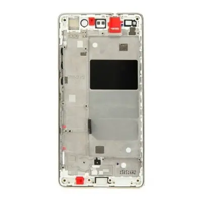 Huawei Ascend P8 Lite kompatibilis LCD modul kerettel, OEM jellegű, arany, Grade S+