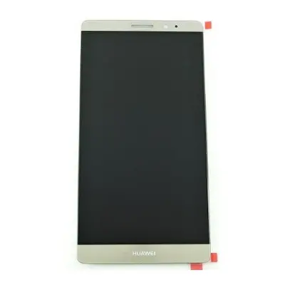 Huawei Ascend Mate 8 kompatibilis LCD modul kerettel, OEM jellegű, fehér, Grade S+