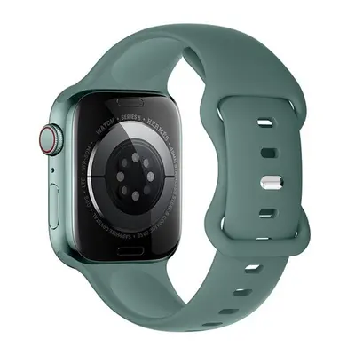 Hoco WA15 Apple Watch 42 / 44 / 45 / 49mm szilikon szíj, türkizkék