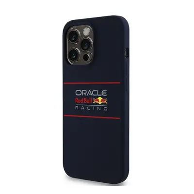 Red Bull Horizontal Logo iPhone 13 Pro szilikon MagSafe tok, tengerészkék