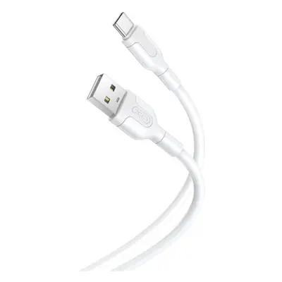 XO NB212 USB / Type-C töltő- és adatkábel, 1m, fehér