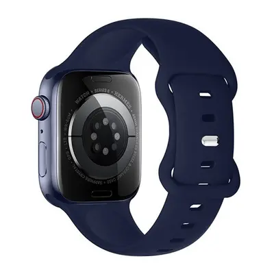 Hoco WA15 Apple Watch 42 / 44 / 45 / 49mm szilikon szíj, tengerészkék