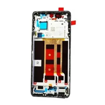 OPPO Reno11 LCD modul kerettel, OEM jellegű,zöld, Grade S+