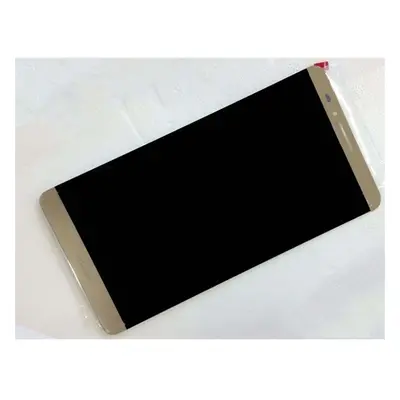 Huawei Ascend Mate 7 kompatibilis LCD modul kerettel, OEM jellegű, arany, Grade S+