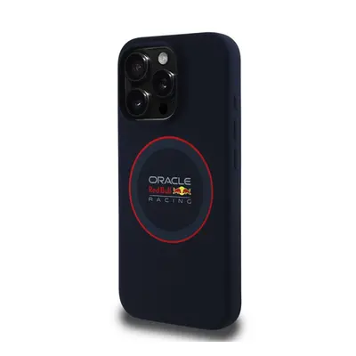 Red Bull Red Ring iPhone 16 Pro Max szilikon MagSafe tok, tengerészkék