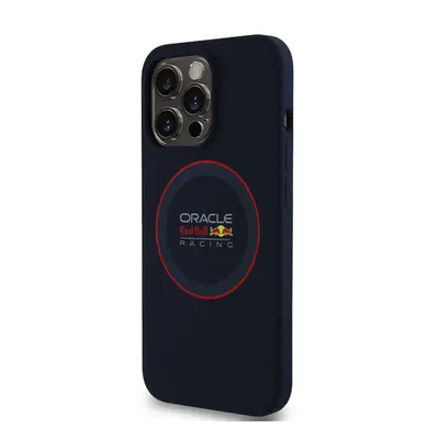 Red Bull Red Ring iPhone 13 Pro szilikon MagSafe tok, tengerészkék