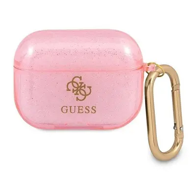 Guess Glitter Collection Apple AirPods Pro tok, rózsaszín