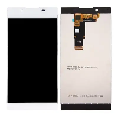 Sony Xperia L1 kompatibilis LCD modul, OEM jellegű, fehér, Grade S+