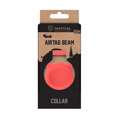 Tactical Beam Collar Airtag tok, piros