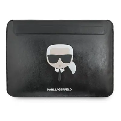 Karl Lagerfeld Sleeve Ikonik Karl&#039;s Head KLCS16KHBK 16" laptop tok, fekete