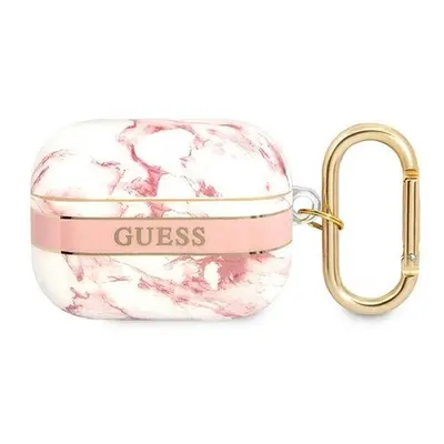 Guess Marble Strap Collection Apple AirPods Pro tok, rózsaszín