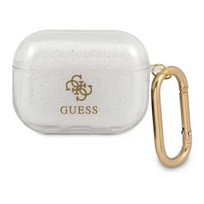 Guess Glitter Collection Apple AirPods Pro tok, átlátszó