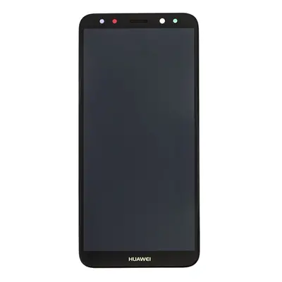 Huawei Mate 10 Lite Dual Sim kompatibilis LCD modul kerettel, OEM jellegű, fekete, Grade S+