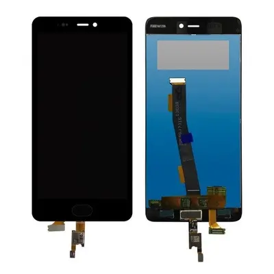 Xiaomi Mi 5S kompatibilis LCD modul kerettel, OEM jellegű, fekete, Grade S+