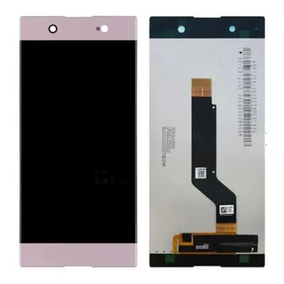 Sony Xperia XA1 Ultra kompatibilis LCD modul, OEM jellegű, rózsaszín, Grade S+