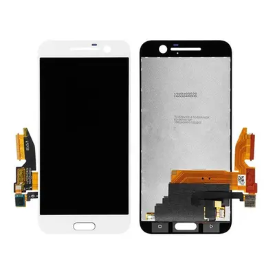 HTC 10 kompatibilis LCD modul, OEM jellegű, fehér, Grade S+