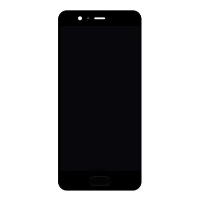 Huawei P10 kompatibilis LCD modul kerettel, OEM jellegű, fekete, Grade S+