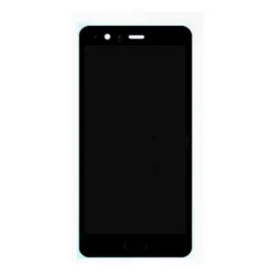 Huawei P10 Plus kompatibilis LCD modul kerettel, OEM jellegű, fekete, Grade S