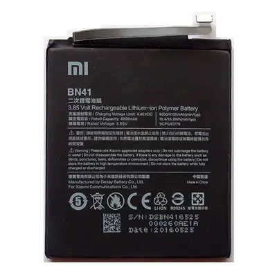 Xiaomi BN41 (Redmi Note 4) kompatibilis akkumulátor 4100mAh OEM jellegű, Grade S