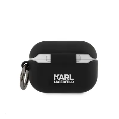 Karl Lagerfeld Rue St Guillaume Silicone Apple AirPods Pro tok, fekete